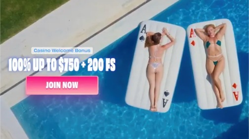 Only Spins Casino Welcome Bonus 100% up to $750 + 200 Free Spins
